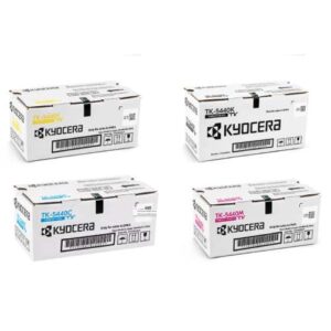 kyocera tk‑5440 original 4er toner set – cmyk (schwarz, cyan, magenta, gelb).kompatibel mit den folgenden kyocera ecosys druckern: ecosys ma 2100 cfx, ma 2100 cwfx und pa 2100 cwx